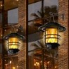 Otdair Solar Wall Lantern Outdoor Flickering Flames Solar Sconce Outdoor Hanging Solar Lamps Wall Mount for Front Porch Patio a