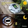 Siedinlar Solar Deck Driveway Dock LED Solar Powered Outdoor Waterproof Road Markers for Step Sidewalk Stair Garden Ground Path