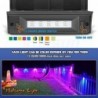 VOLISUN Solar Deck Outdoor Fence Colors Halloween Christmas Solar Outdoor 8-Pack Waterproof Led Color Glow Solar for StepFenceR