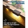 VOLISUN Solar Deck Outdoor Fence Colors Halloween Christmas Solar Outdoor 8-Pack Waterproof Led Color Glow Solar for StepFenceR