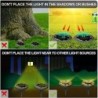 Solar Powered Ground 12 Pack Solar Outdoor Garden IP68 Waterproof LED Solar Disk Solar Landscape Decorative for Walkway Drivewa
