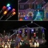 Toodour Solar Christmas 72ft 200 LED 8 Modes Solar String Waterproof Solar Outdoor String for Garden Patio Fence Holiday Party